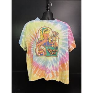 Steven Rhodes Pastel Tye-Dye "My First Voodoo Doll" T-shirt Xl